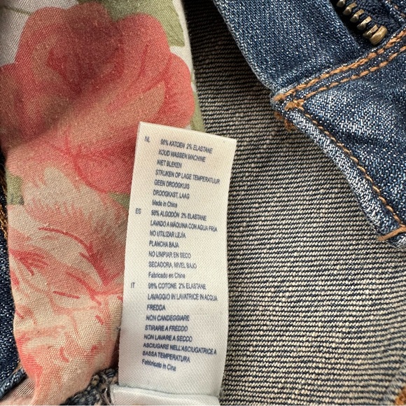 I love H81 Blue Denim Shorts with Stitch and Distressed Detail- Size: 21 - Picture 8 of 14